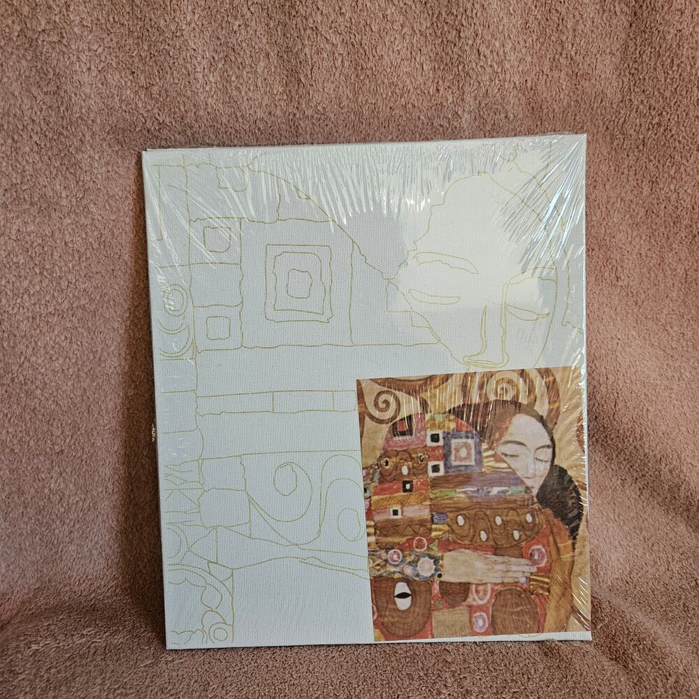 Gustav Klimt Inspired DIY Paint Canvas Board Set of 3
